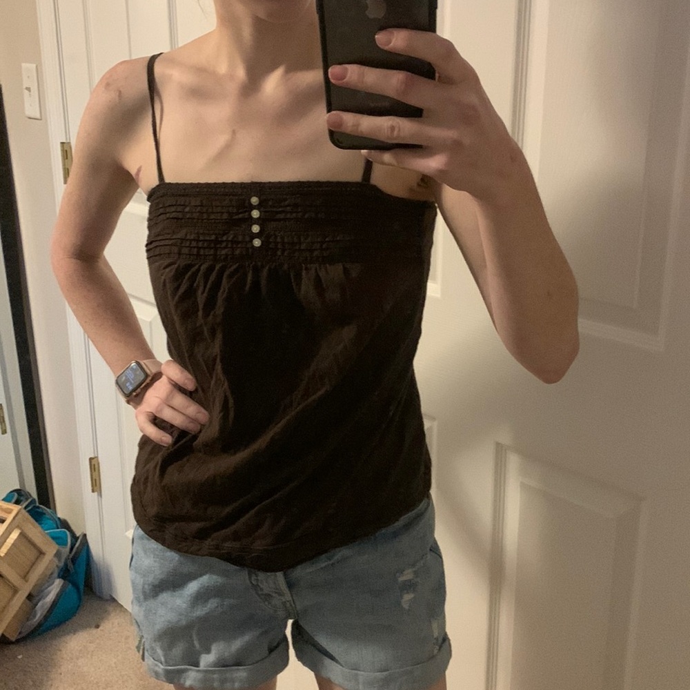Cute tank with adjustable straps